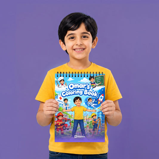 Future Careers Coloring Book | Boy