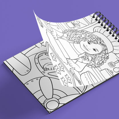 Future Careers Coloring Book | Girl