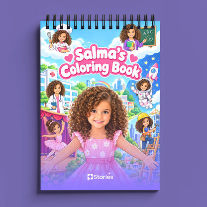 Future Careers Coloring Book | Girl