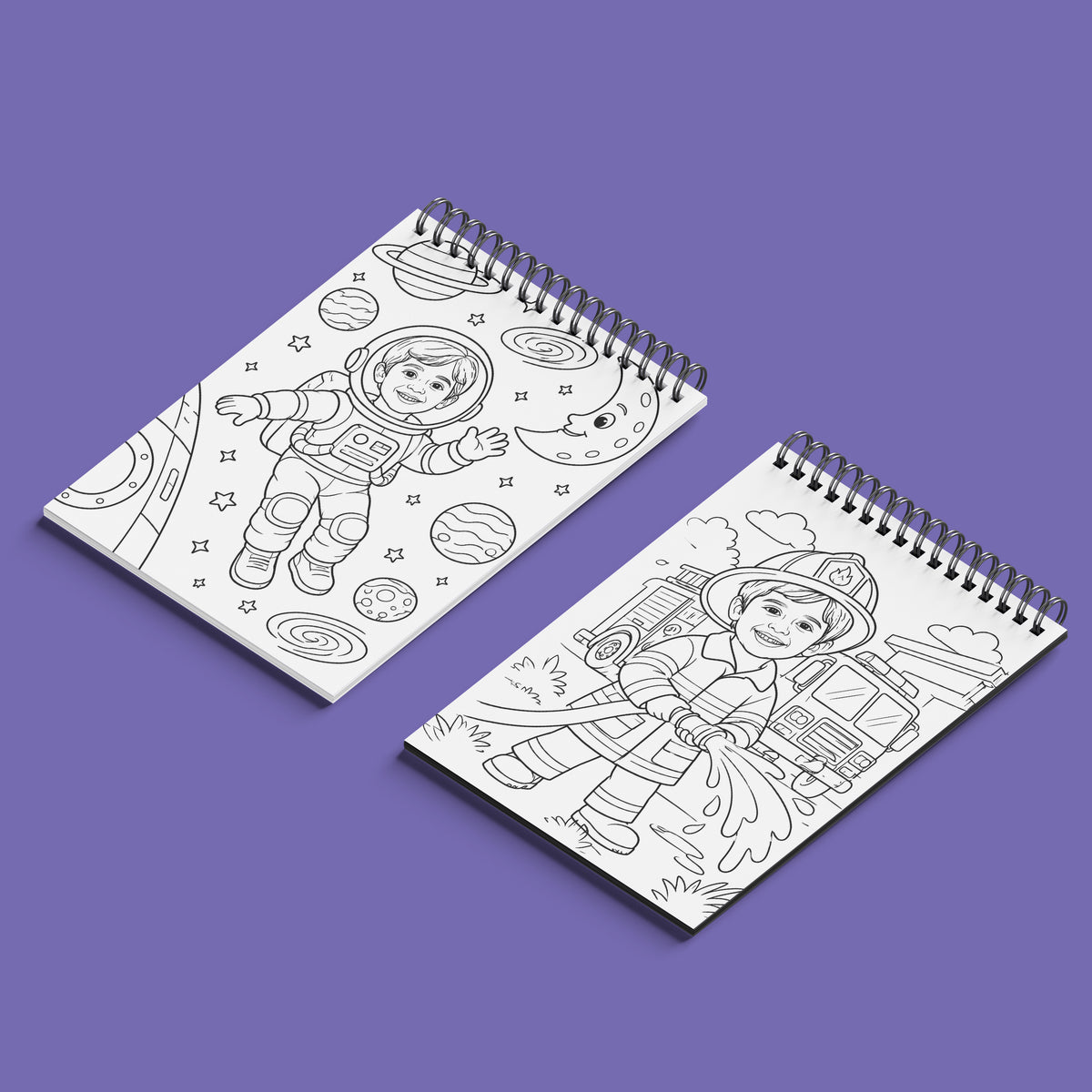Future Careers Coloring Book | Boy