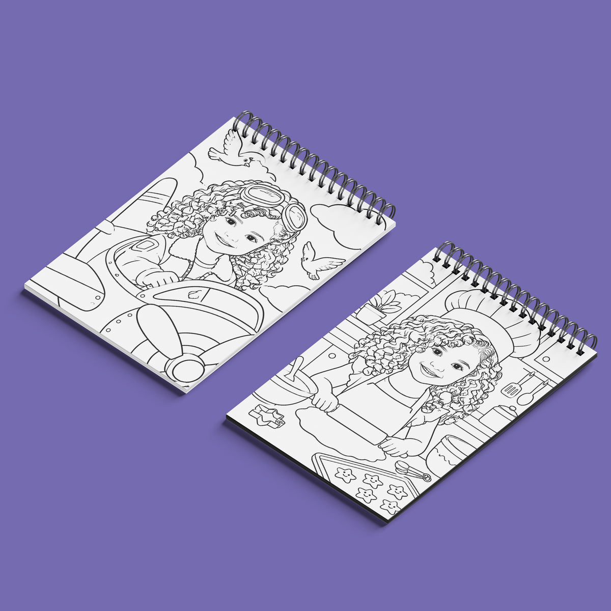 Future Careers Coloring Book | Girl