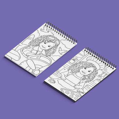 Future Careers Coloring Book | Girl