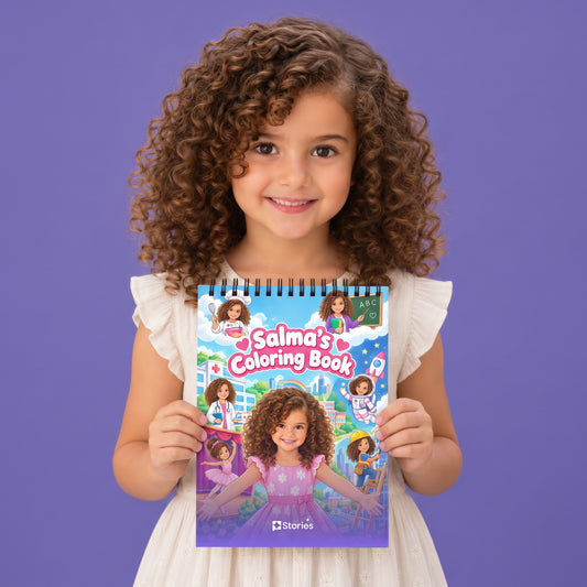Future Careers Coloring Book | Girl