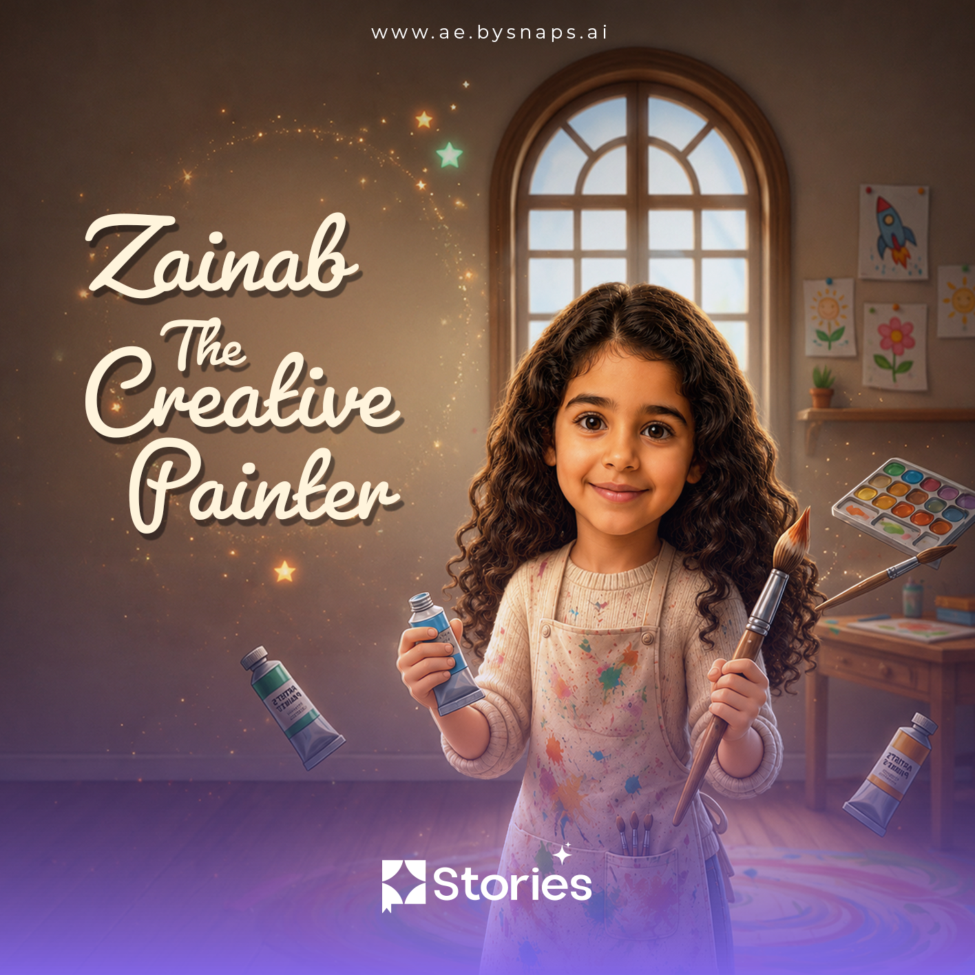 The Creative Painter  |  Girl